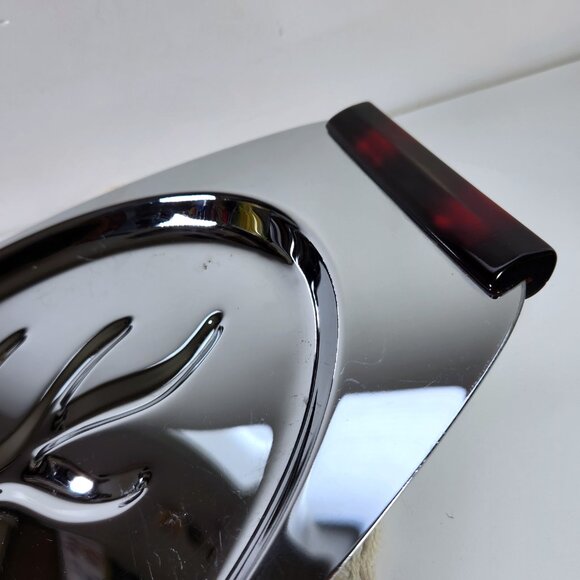 Gourmates Glo Hill Large Serving Tray Meat Platter Cherry Bakelite Handles Feet - Picture 7 of 12